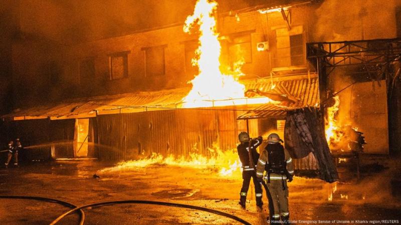 Російські сили завдали удару по Чугуєву, внаслідок чого постраждав навчальний заклад.