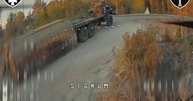 Дронів SIGNUM вдалося знищити п’ять одиниць військової техніки в районі Лиману. ДИВІТЬСЯ ВІДЕО.