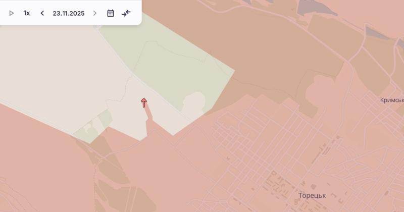 Окупаційні сили зробили поступ у Торецьку, в районах Ямполя та Катеринівки в Донецькій області, повідомляє DeepState. МАПИ.