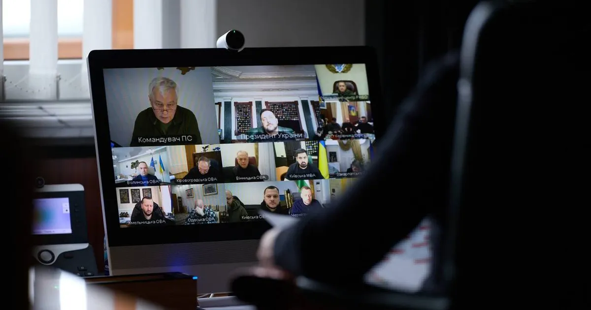 Зеленський наказав посилити систему протиповітряної оборони у зв'язку з ризиком нового масштабного нападу з боку Росії.