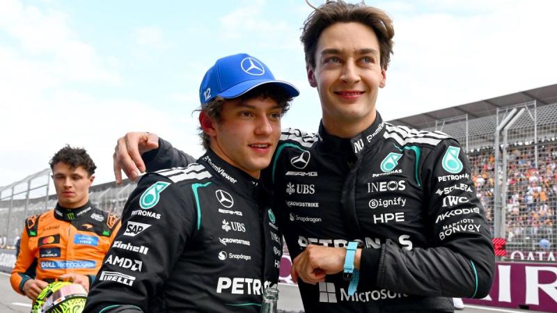 Формула-1: Неприємний інцидент — Антонеллі помилково прийняли за іншого гонщика під час церемонії нагородження (ВІДЕО) - Футбол24