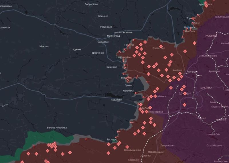 Російські війська активізують свої дії на Донбасі - DeepState.