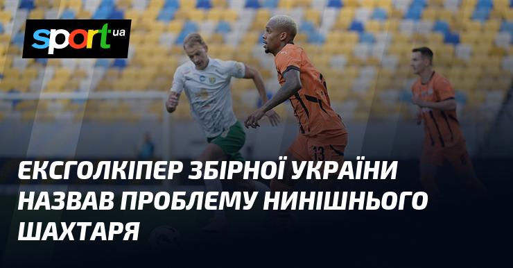 Колишній воротар національної команди України вказав на основну проблему, з якою стикається сучасний Шахтар.