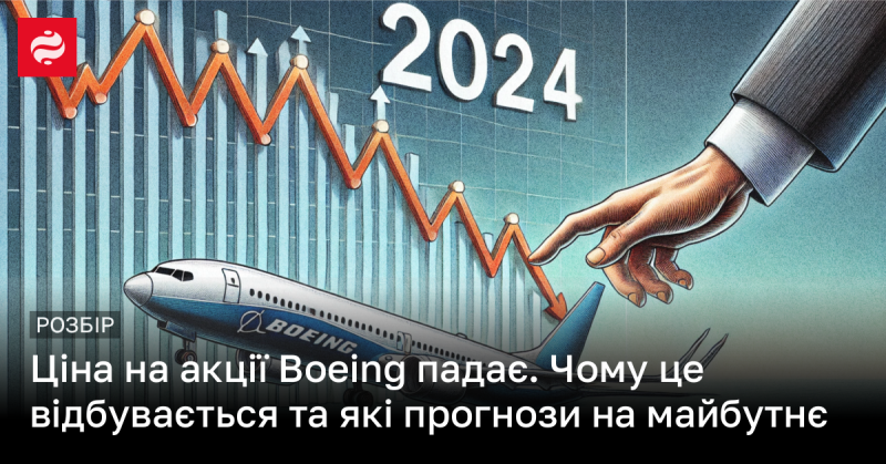 Вартість акцій Boeing знижується. Що є причинами цього тренду та які очікування на майбутнє?