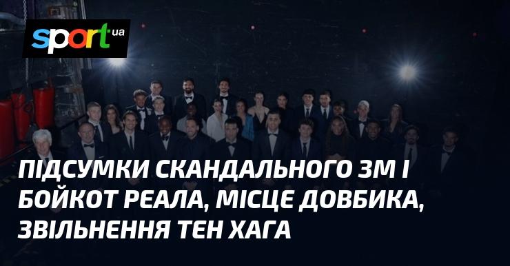 Результати резонансного медіа-скандалу та бойкот мадридського Реала, роль Довбика, а також відставка тен Хага.