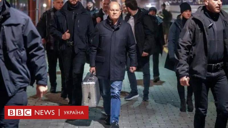 Шольц у столиці України: які новини про мир він приніс Зеленському - BBC News Україна