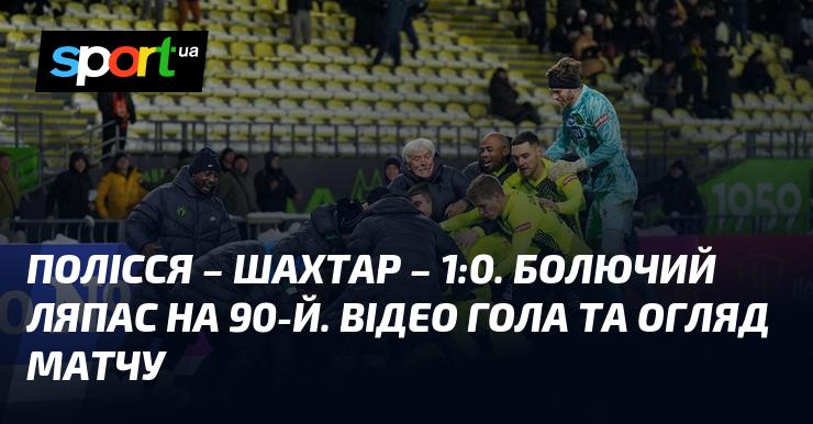 Полісся проти Шахтаря: Відео голів та аналіз гри (оновлюється)