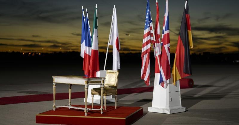Спільна заява G7 про Україну не буде оприлюднена, оскільки США наполягли на перегляді деяких формулювань, повідомляє CBC News.