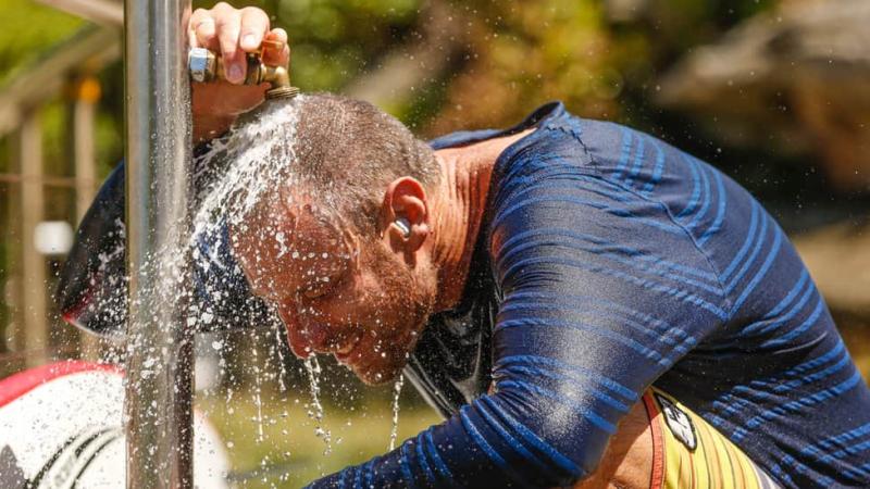 В Німеччині встановилась надзвичайно висока температура.