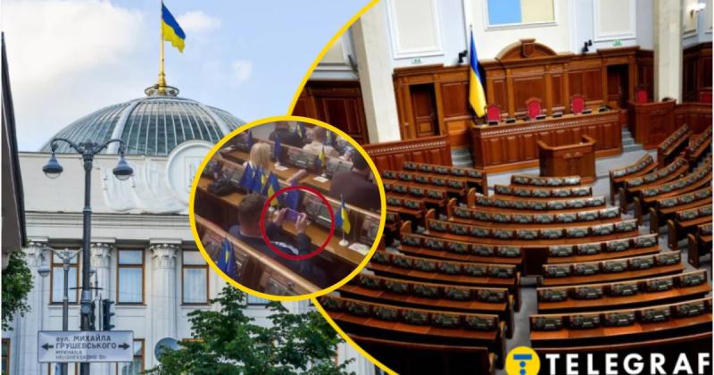 Один з народних депутатів під час засідання Верховної Ради, присвяченого звільненню Шмигаля, грав у гру на телефоні: кого це може стосуватися (відео)