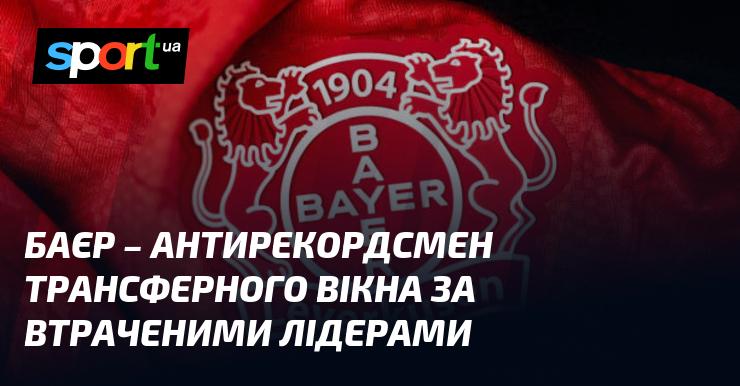 Баєр встановив антирекорд у трансферний період через втрату своїх ключових гравців.
