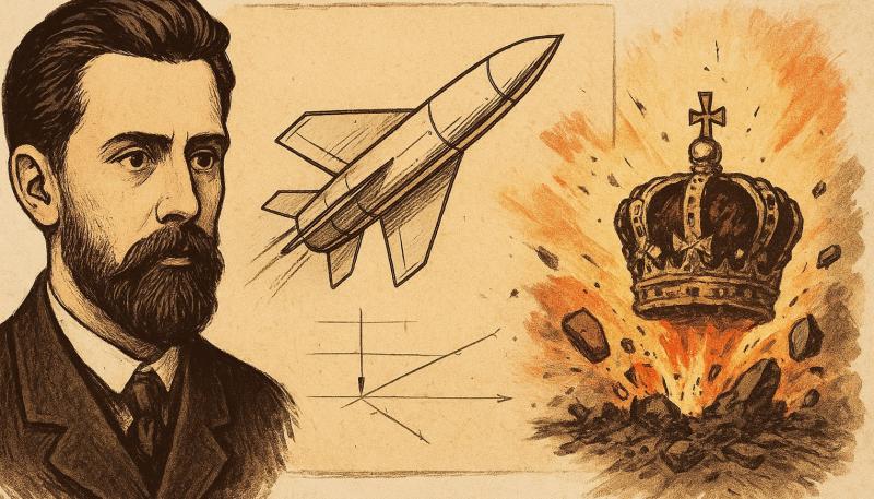 Геній, чия вибухівка позбавила життя монарха: 172 роки з дня народження новатора реактивної ери Миколи Кибальчича.