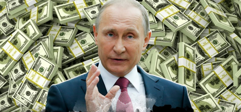 Поки Путін обговорює питання корупції в Україні, в Росії було викрадено в десять разів більше, ніж у 