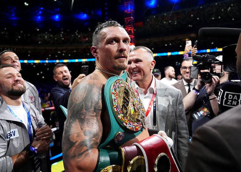 У команді Усика зробили натяк на можливість поєдинку з Вайлдером.