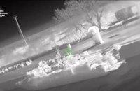 ГУР продемонстрував знищення російського десантного катера в анексованому Криму.