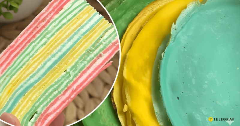 Запросіть своїх гостей в світ смаку: покроковий рецепт створення райдужного торта з млинців.