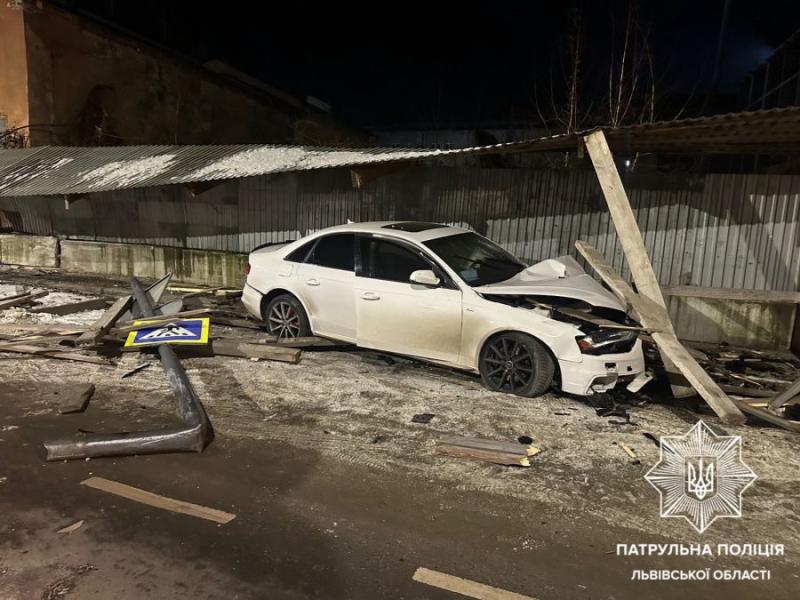 У Львові нетверезий водій 
