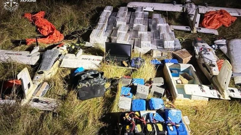 Три безпілотники були підготовлені для контрабанди сигарет через українсько-польський кордон.