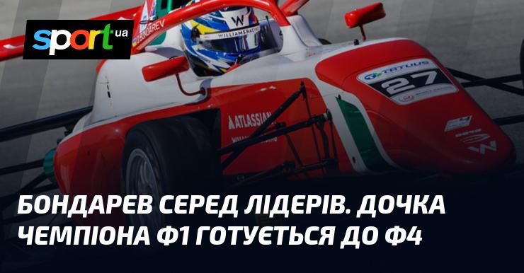 Бондарев у числі найкращих. Дочка чемпіона Формули-1 готується до змагань у Формулі-4.