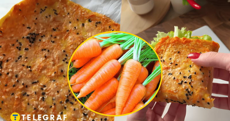 Оригінальні морквяні конвертики з шинкою та помідорами: ідея для заміни традиційним бутербродам (відео)